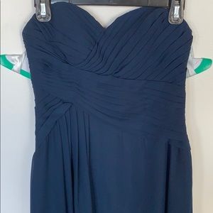 Azazie Magnolia Dark Navy Dress Size A2